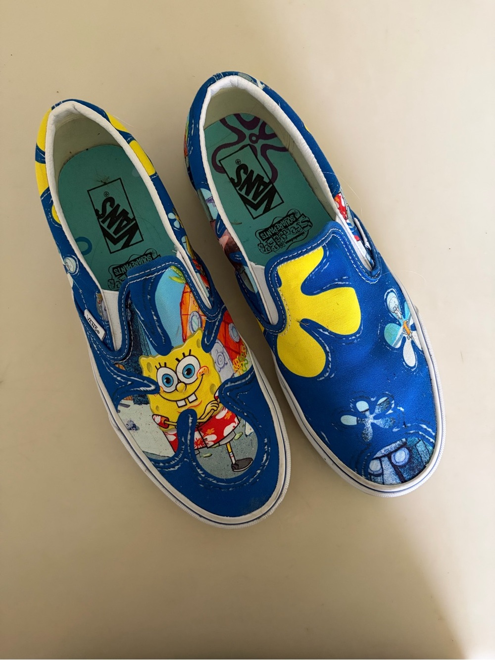 Vans Slip-On SpongeBob Mens Size: 9.5
